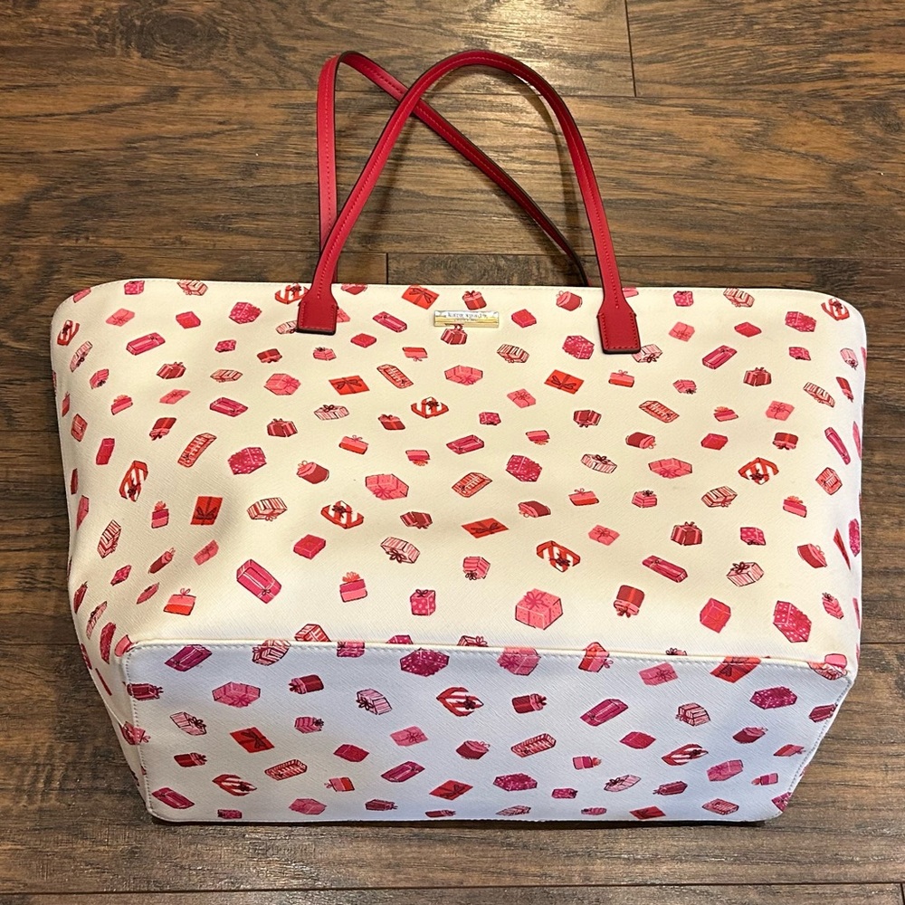 KATE SPADE New York Shore Street Margareta Bag Red Pink Gift Present Pattern
